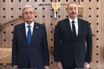 Гуманитарный дар братскому народу Азербайджана от казахстанцев