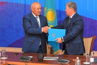 Власти Туркестанской области и руководство «Самрук-Казына» подписали меморандум о сотрудничестве