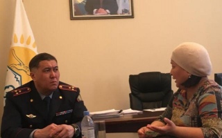 Главный полицейский Актюбинской области выслушал жалобы горожан