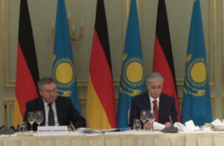 Президент Казахстана провёл беседы с представителями немецкого бизнеса