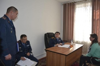 Жители Кордайского района обратились к начальнику департамента полиции Жамбылской области