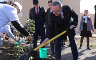 В Актобе прошла республиканская акция по посадке деревьев