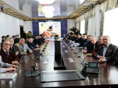 Встреча молодых полицейских и ветеранов афганской войны состоялась в Актюбинской области