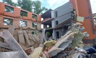 В Павлодаре рухнуло перекрытие строящегося дома