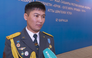 Лучшие полицейские со всего Казахстана, отличившиеся в этом году героическими поступками, собрались в Актобе