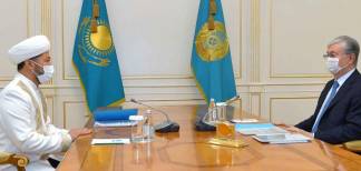 Касым-Жомарт Токаев принял председателя Духовного управления мусульман Казахстана