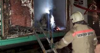 Пять человек пострадали при пожаре в поезде Мангышлак – Актобе
