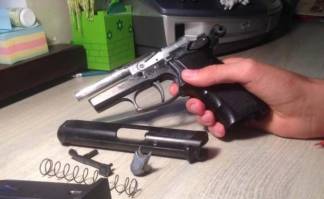 Самодельный пистолет изъяли у жителя Актюбинской области