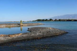В Алматинской области реализуется проект по укреплению береговой линии озера Алаколь